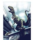 Jurassic Park Kunstdruck 30th Anniversary Edition Hiding in Kitchen Limited Edition 42 x 30 cm