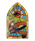 Jurassic Park Metallbarren Stained Glass Style Metal 11 cm