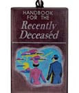Beetlejuice Schlüsselanhänger Handbook of the Recently Deceased