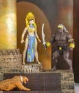 The Savage World of Frazetta Actionfiguren-Set Egyptian Queen & The Guard (Museum Edition) 14 cm