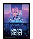 KPop Demon Hunters Collector Print Poster im Rahmen Movie Key Art
