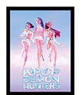 KPop Demon Hunters Collector Print Poster im Rahmen Trio