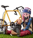 Laid Back Camp F:NEX PVC Statue 1/7 Nadeshiko Kagamihara 13 cm