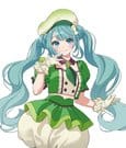 Hatsune Miku x Tirol Choco Collaboration PVC Figur Matcha Mochi Ver. 19 cm