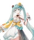 Hatsune Miku x Tirol Choco Collaboration PVC Figur Coffee Nougat Another Color Ver. 19 cm