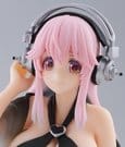 Super Sonico Noodle Stopper PVC Statue Super Sonico Swimsuit Black Color Ver. 10 cm