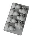 Peanuts Silikon-Muffinbackform Snoopy & Woodstock grau