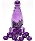 Fallout Bottle Series Replik Glass Bottle & Cap Nuka Cola Grape