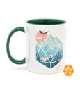 Glassstaff Geschenkbox Tasse & Würfel D20 A D20 Scene