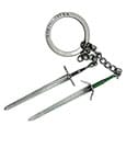The Witcher III: Wild Hunt Schlüsselanhänger Geralt Two Swords