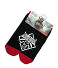 The Witcher III: Wild Hunt Sneaker Socken (Größe 39-46) Wolf