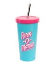 Stranger Things Becher mit Strohhalm Rink-O-Mania 550 ml
