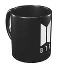 BTS Logo Weiße Tasse 350 ml