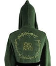 Herr der Ringe Fleece-Bademantel Elven Green & Gold