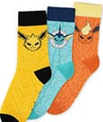 Pokémon Socken 3er-Pack Evoli Evolution 35-38