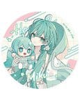 Character Vocal Series 01: Hatsune Miku Miku Hug Series Anstecknadel: Flower Ver. 8 cm Umkarton (10)