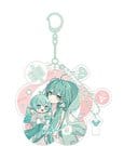 Character Vocal Series 01: Hatsune Miku Miku Hug Series Acryl-Schlüsselanhänger: Flower Ver. 8 cm