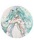 Character Vocal Series 01: Hatsune Miku Ansteck-Button Hatsune Miku feat. Yoneyama Mai Extra Large 15 cm