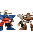 Hao Taikei Ryu Knight Moderoid Plastic Model Kit Collection Series: 3 Hayatmaru & Delingar 10 cm