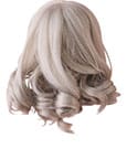 Nendoroid Doll Nendoroid More Zubehör-Set Doll Wig (One Curl/Ash Gray)
