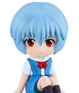 Rebuild of Evangelion Rubber Mascot Nendroid Plus Minifigur Rei Ayanami 8 cm
