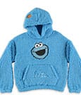 Sesamstraße Teddy Kapuzenpullover Krümelmonster  Größe S