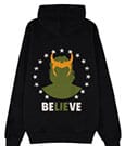 Loki Kapuzenjacke mit Reißverschluß Believe Größe M