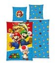 Pokémon Bettwäsche Super Mario (Mario, Luigi, Toad, Bowser) 135 x 200 cm