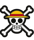 One Piece Dekokissen Jolly Roger 33 cm