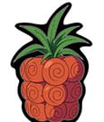 One Piece Dekokissen Trenn-Trenn Frucht 35 cm