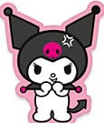 Sanrio Dekokissen Kuromi Smiling 36 cm