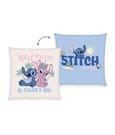 Lilo & Stitch Soft Velboa Kissen Stitch & Angel Keep Palm & Carry On 40 x 40 cm