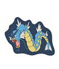 Pokemon Dekokissen Garados 36 cm
