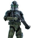Star Wars Movie Masterpiece Actionfigur 1/6 Clone Commander Gree 30 cm