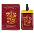 Harry Potter Kofferanhänger & Reisepass-Halter Set Gryffindor