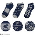 Harry Potter Knöchelsocken 3er-Pack Ravenclaw