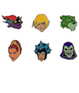 Masters of the Universe Ansteck-Buttons 6er-Pack Characters