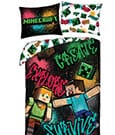 Minecraft Bettwäsche Ver. 6 140 x 200 cm / 70 x 90 cm