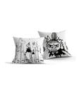 Moomin Dekokissen black & white 40 x 40 cm