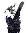 Marvel Comics Infinity Gauntlet Diorama Art Scale Statue 1/10 Silver Surfer Deluxe 36 cm