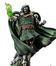 The Infinity Gauntlet Marvel Legends Diorama Art Scale Statue 1/10 Doctor Doom Deluxe Edition 42 cm