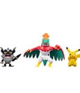 Pokémon Battle Figure Set Figuren 3er-Pack Pikachu #8, Mauzinger, Resladero 5 cm
