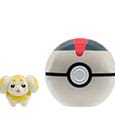 Pokémon Clip'n'Go Poké Balls Hefel & Timerball
