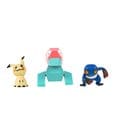 Pokémon Battle Figure Actionfiguren 3er-Pack Mimigma, Porygon & Glibunkel