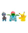 Pokémon Battle Figure Set Actionfiguren Pikachu, Kapuno & Bisaknosp (3er-Pack)