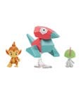 Pokémon Battle Figure Set Actionfiguren Panflam, Trasla & Porygon (3er-Pack)