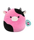 Squishmallows Plüschfigur Pollyanna the Black and Pink Cow 30 cm