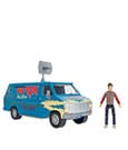 Stranger Things World Of Figure & Vehicle Fahrzeug mit Actionfigur The Squawk van Playset with Steve