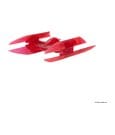 Star Wars Mittelgroßes Fahrzeug & Figuren Set Hyänen-Bomber (Rotes Hologramm) & Kampfdroide (Chase)