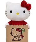 Sanrio Plüschfigur Hello Kitty mit rotem Kleid 24 cm